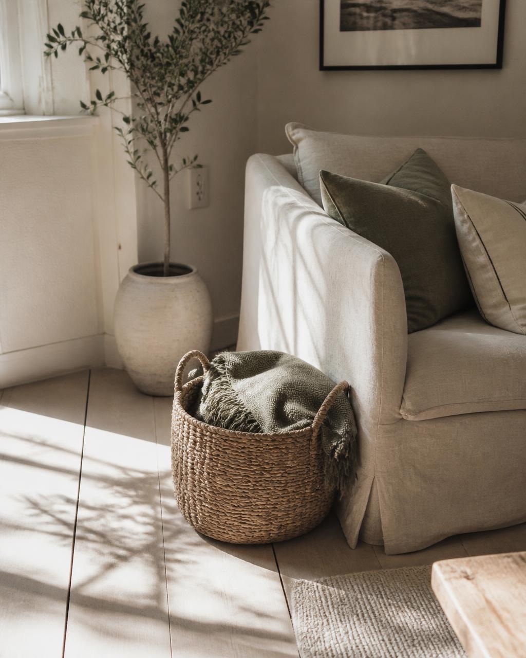 A basket that quietly ends the clutter